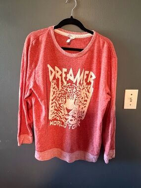 Dreamer World Tour Red Graphic Pullover
